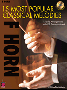 cover 15 MOST POPULAR CLASSICAL MELODIES FRENCH HORN BK/CD cover